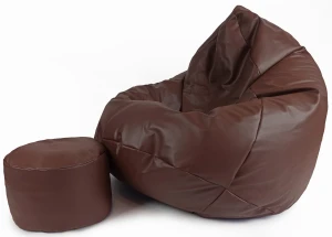 Pufa Fotel Worek XXXL Brązowa