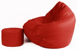 Pufa Fotel Worek XXXL Czerwona