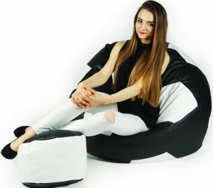 Pufa Piłka XXL Fotel Worek Nożna 100 cm