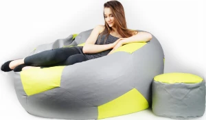 Pufa Piłka XXXXL Fotel Worek Nożna 140 cm