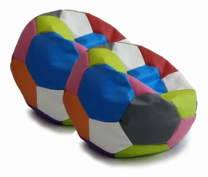 2szt Pufa Piłka kolorowa  Fotel Worek Nożna 65 cm